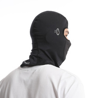 Logotipo personalizado COOLMAX tela cara completa pasamontañas máscara Anti-UV al aire libre capucha táctica para deportes gorra transpirable