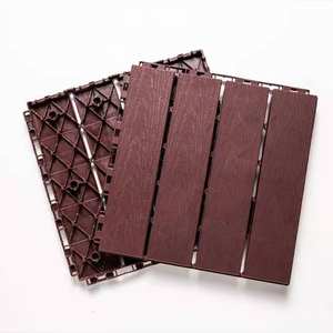 แผ่นไม้พลาสติกโพลีโพรพิลีนผสมพื้นระเบียงกระเบื้อง - Product Image 2