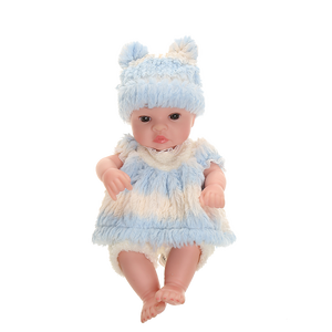 Vente en gros 12 pouces vinyle <span class=keywords><strong>bebe</strong></span> reborn réaliste reborn bébé poupées silicone fait main fille cadeau bébé fille cadeaux d'anniversaire - Product Image 2