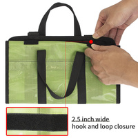 Sac de leurre 6 poches PVC housse de protection sac de pêche Durable pêche à la traîne leurre boîte 31 "X 12" sac de rangement de poisson