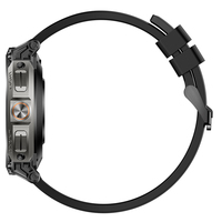 Montre connectée AK17G pour hommes, écran 1,43 pouces, silicone, étanche IP68, plus de 100 modes sportifs, Bluetooth 5.3, appels, GPS, boussole, fréquence cardiaque, pression artérielle