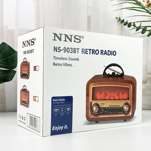 ELETREE YENİ Alev Işıklı Solar Radyo NS-903BT Taşınabilir Usb Tf Mp3 Müzik Çalar <span class=keywords><strong>Fm</strong></span> Am Sw Radyo BT Hoparlörlü - Product Image 5