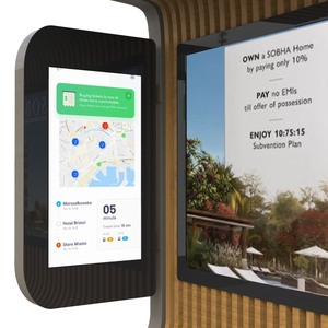 Nội Thất Đường Phố Ngoài Trời Công Cộng Thành Phố Xe Đạp Nơi Trú Ẩn & Nơi Trú Ẩn Xe Buýt Dừng Lại Với Bảng Quảng Cáo Hiển Thị LED - Product Image 5