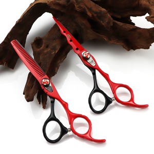 Tijeras de Peluquería Profesionales HS-573 de 6.0 Pulgadas para Colorear y Entresacar Cabello, Económicas y con Diseño Personalizado - Product Image 2
