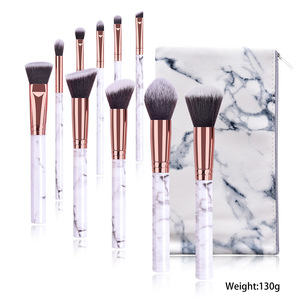 Ensemble de pinceaux de maquillage professionnels cheveux synthétiques ombre à paupières Contour Blush cosmétique marbrure maquillage pinceau outil - Product Image 2