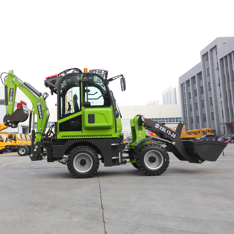 Small Mini Backhoe Loader with 4