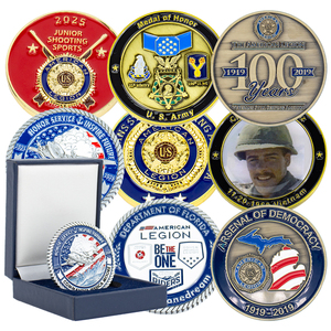 Monete Commemorative Personalizzate in Metallo Greco, Moneta Hobo Souvenir Incisione Laser, Moneta Smaltata Placcata Bronzo per Eventi Aziendali e Team - Product Image 1