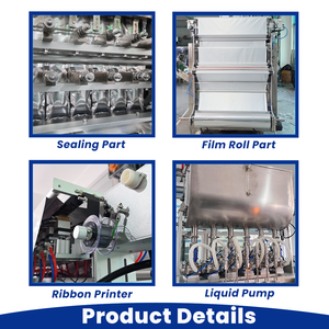Machine d'emballage automatique de sachets de <span class=keywords><strong>sauce</strong></span> tomate gel, piment,miel,<span class=keywords><strong>moutarde</strong></span> scellage 4 côtés paquets de <span class=keywords><strong>ketchup</strong></span> liquide - Product Image 4