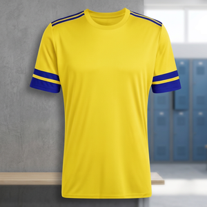 Conjunto Completo de Uniforme de Fútbol Personalizado, Transpirable, 100% Poliéster, con Estampado por Transferencia de Calor, Cuello Redondo, Unisex, para Adultos - Product Image 2