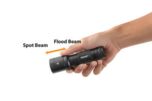 ไฟฉาย LED พกพา อลูมิเนียม 450 ลูเมน รุ่นที่ 2 ควบคุมการโฟกัสได้ 5 โหมด กันน้ำระดับ IP66 สำหรับมืออาชีพและการใช้งานกลางแจ้ง - Product Image 5
