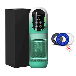 Водонепроницаемая (IPX7) автоматическая электрическая мастурбационная чашка с вакуумным насосом, функцией толчков, вращения и всасывания для мужчин - Product Image 1