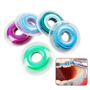 Chaîne <span class=keywords><strong>orthodontique</strong></span> élastique bicolore de 4,5 mètres pour appareils dentaires élastiques - Product Image 4