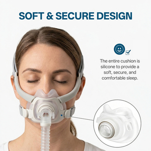 Coussin de remplacement pour <span class=keywords><strong>masque</strong></span> CPAP AirFit F40, silicone de qualité médicale, ajustement confortable, anti-fuite, tailles universelles S/M/L - Product Image 3