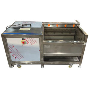 Lavadora de verduras y peladora de frutas de acero inoxidable, de bajo consumo y fácil operación, fabricada en China. - Product Image 4