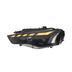For 2008-2016 A5 12V Headlight Assembly Modified RS Style <b>LED</b> Scanning Driving <b>Lights</b> Flowing Turn Signal for 2008-2016 A5 12V H - Product Image 4