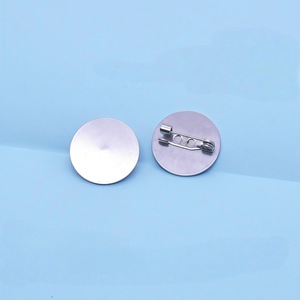 Base de broche plate et ronde en acier inoxydable pour la fabrication de bijoux DIY, 20, 25, 30, 35, 40 mm, pour la création de boucles d'oreilles - Product Image 3