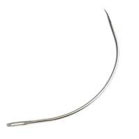25 pièces C Style aiguille de tissage pour outils d'extension de cheveux trame Type de tissage fil incurvé couture Salon aiguille de tissage