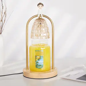 工場フレームレスキャンドル溶解ランプ調整可能なガラスオリジンデザインランプカスタマイズ可能なキャンドルウォーマー