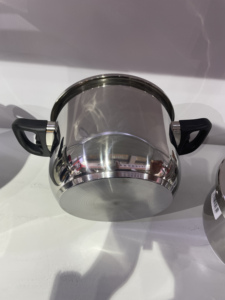 Casserole à pression de haute qualité en acier inoxydable, grande capacité, <span class=keywords><strong>avec</strong></span> minuterie, alarme, compatible <span class=keywords><strong>avec</strong></span> les cuisinières à induction, 9L - Product Image 5