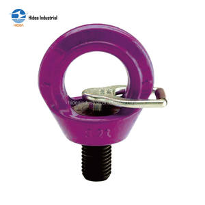 Prix d'usine Hidea Point de levage à vis à œil robuste en acier super allié G80, nouveau type, avec anneau pivotant et clé - Product Image 3