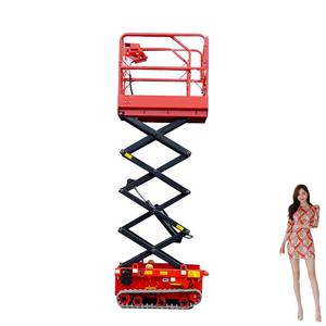 Elevador compacto de China con capacidad de 200kg Ajuste de altura Plataforma elevadora de araña Telescopio de alta calidad Elevador de pluma Plegable de remolque - Product Image 1