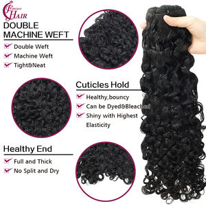 Extensiones de Cabello Humano Rizado Birmano 2026, 100% Cabello Humano, Trama Súper Doble - Product Image 2