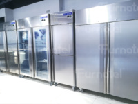 Congélateur-réfrigérateur sous comptoir en acier inoxydable 201 certifié ETL pour usage commercial en restaurant