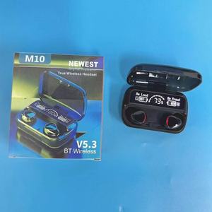 Audífonos Inalámbricos HiFi M10 TWS 2025 para Deportes/Juegos, Pantalla Digital, Sin Cancelación de Ruido, V3.0, IPX2, Bajos Reforzados - Product Image 4