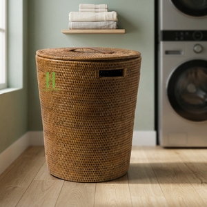 BEST SELLER! Home Hotels Restaurants Latest Home Wedding Decor Eco-Friendly Natural Brown Bamboo Rectangle <b>Storage</b> Basket - Product Image 1