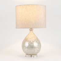 Nouvelle Arrivée - Abat-jour Moderne en Nacre Doré/Transparent pour Lampe de Chevet Élégante, Idéal pour Mariage, Maison, Bureau, Décoration Intérieure