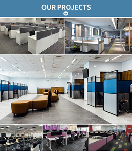 Escritorio de Oficina Moderno, Muebles de Oficina de Alta Gama, Estación de Trabajo Modular para 2 Personas, Cubículo de Oficina, Estación de Trabajo para Personal - Product Image 5
