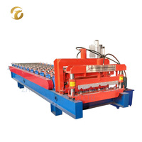 Machine de formage de rouleaux de tuiles de toit en acier coloré de type bambou à prix préférentiel