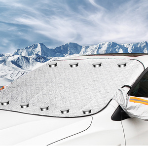 Vente en gros 142x90cm feuille d'aluminium voiture <span class=keywords><strong>neige</strong></span> couverture <span class=keywords><strong>pare</strong></span>-<span class=keywords><strong>brise</strong></span> soleil gel protecteur universel pour berline SUV camion - Product Image 3