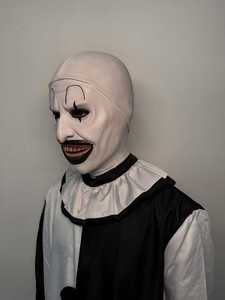 Masker Pesta tahun baru properti silikon kepala penuh realistis hiper untuk Cosplay film Halloween masker realistis dengan selubung - Product Image 4