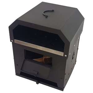 Horno de <span class=keywords><strong>Pizza</strong></span> Portátil de Acero al Carbono para Exteriores, a Leña, para Patio, Picnic y Fiestas - Product Image 3