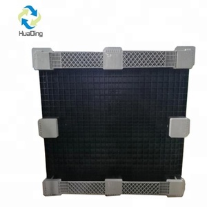 HUADING الثقيلة الصناعية تكويم قابلة للطي HDPE البليت مربع رف الأسلاك للطي لتخزين OEM المورد - Product Image 6