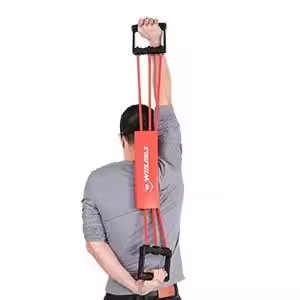 Win.Max卸売抵抗バンドラテックスフィットネスチューブ5チューブチェストエキスパンダープルフォーステンショナーホーム筋肉トレーニング - Product Image 3