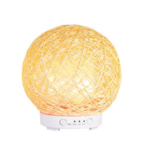 Difusor de Aroma Yx Tt 005 de Ratán Tejido, Humidificador Ultrasónico de 200 ml con Luz LED para Uso en el Hogar y Escritorio - Product Image 2