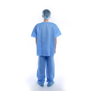 Batas Quirúrgicas Desechables, Batas Médicas para Enfermeras y Pacientes, Batas de Manga Corta, Uniformes de Laboratorio, Uniformes de Hospital - Product Image 3