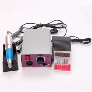 Ensemble de perceuse à ongles électrique professionnelle en acier inoxydable 25000 tr/min, rechargeable par USB, design portable, US, pour manucure et pédicure - Product Image 3