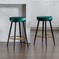 Vente en gros de meubles de restaurant de haute qualité pour la cuisine tabouret de bar en métal doré pour la cuisine