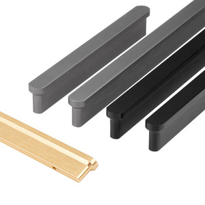 Lgedis Aluminum Alloy Cabinet Door Handle Bar Minimalist Design For Drawer <b>Kitchen</b> Wardrobe Furniture <b>Hardware</b> - Product Image 3