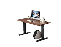 Bureau Ergonomique Moderne Multi-Usages à Hauteur Réglable pour Bureau/Étude à Domicile, en Bois Durable, avec Manivelle Manuelle, pour Position Assise ou Debout