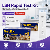 OEM Hond CDV CAV CIV Combo Snelle Testkit Canine Distemper Adenovirus Influenza Ag Test
