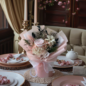 Nuovi Arrivi all'Ingrosso: Bouquet di Rose Eterne Naturali Essiccate e Conservate, Regalo per Matrimoni, San Valentino e Festa della Mamma - Product Image 1