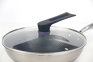 Utensilios de cocina Wok chino de acero inoxidable Triply de nuevo diseño 2023 con tapa de vidrio para Cocina - Product Image 6