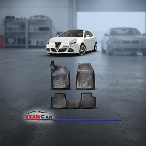 พรมปูพื้นรถยนต์ 3 มิติ สีดำ สำหรับ Alfa Romeo Giulietta ปี 2010 ขึ้นไป ขนาดมาตรฐาน ผลิตในตุรกี - Product Image 2