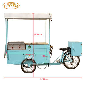 Triciclo de comida con pedal eléctrico para negocios de calle, bicicleta de comida rápida con equipo de comida, número de modelo: 1, 2 - Product Image 3
