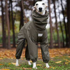 Qiqu personnalisé résistant à l'eau chien veste moderne solide extérieur imperméable <span class=keywords><strong>pour</strong></span> italien lévrier <span class=keywords><strong>Whippet</strong></span> nouveau concepteur fournitures <span class=keywords><strong>pour</strong></span> animaux <span class=keywords><strong>de</strong></span> compagnie - Product Image 1