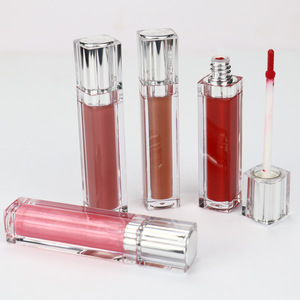 Boîte d'emballage pour gloss à lèvres transparent brillant personnalisé avec couvercle argenté de 6,5 ml, vente en gros, marque privée, gloss à lèvres vegan, boîtes de gloss à lèvres mignonnes - Product Image 4